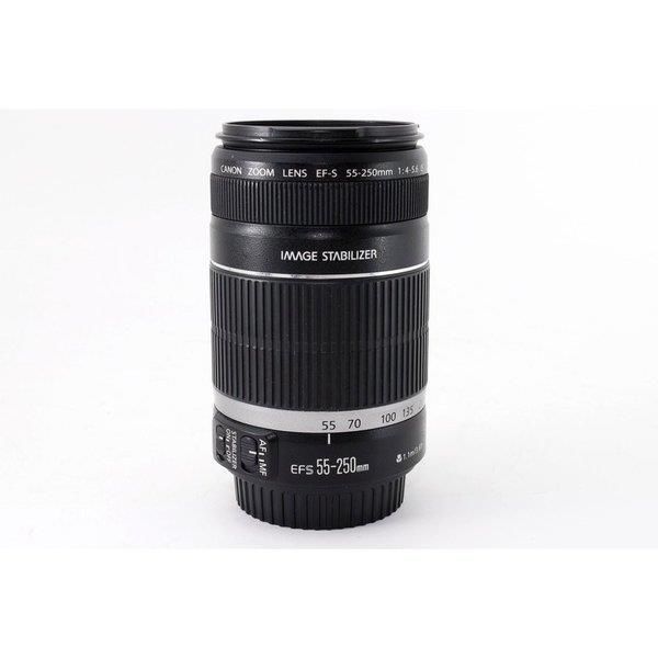 【美品】キャノン Canon EF-S 55-250mm ズームレンズ キヤノン 望遠レンズ 未使用品 保証 CANON EF-S 55-250mm F4-5.6