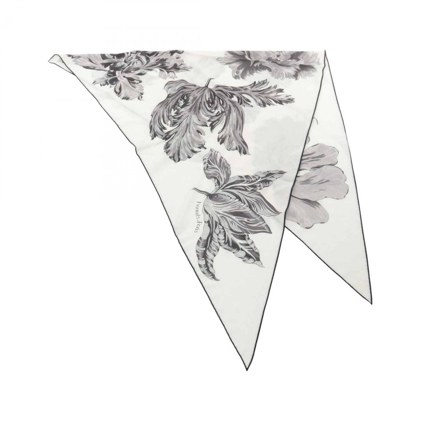 明日1日まで値下げTulipomanie 24AWトライアングルジェアン未使用品 HERMES エルメス トライアングルジェアン Tulipomanie スカーフ - メルカリ