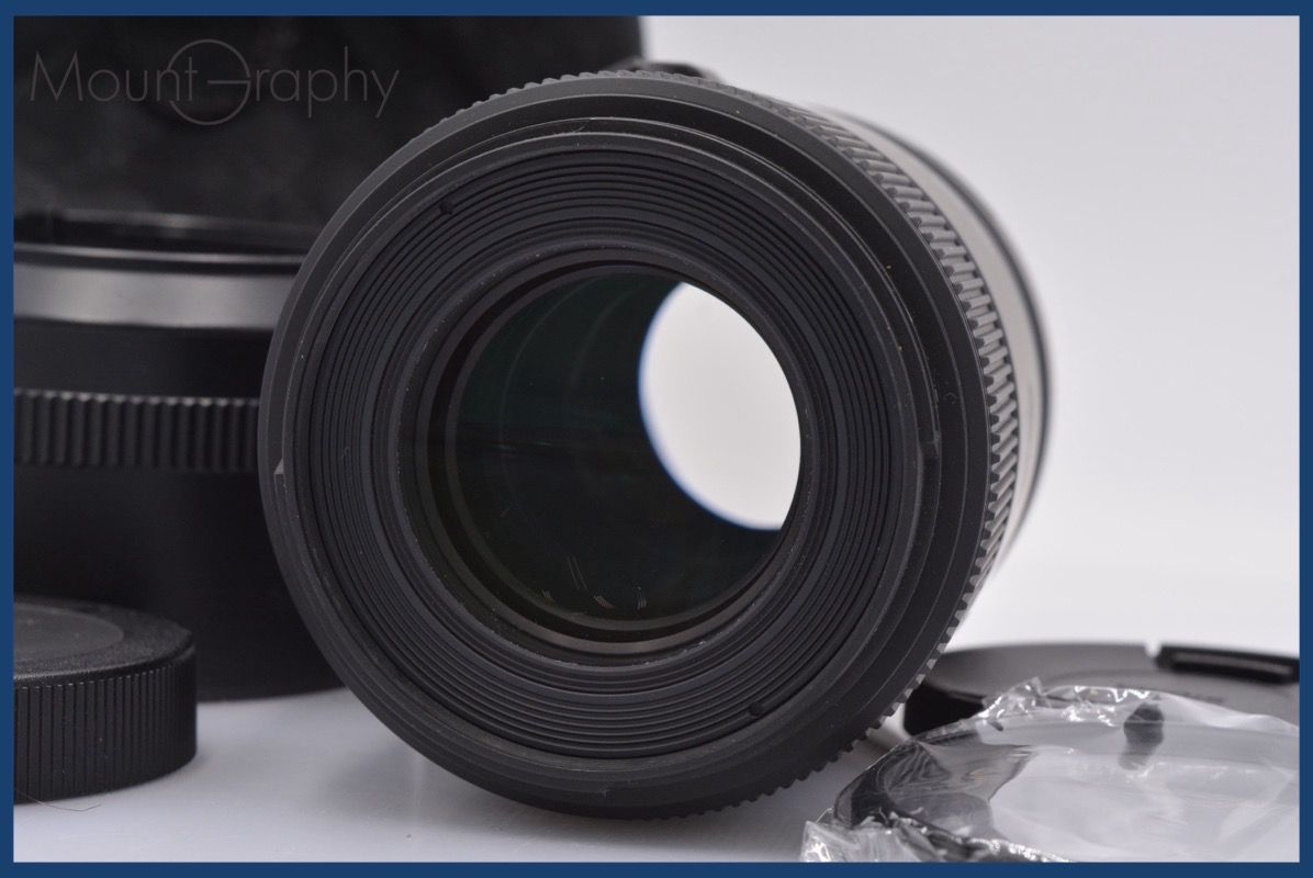 上 シグマ SIGMA 105mm F2.8 DG MACRO HSM OS 前後キャップ レンズフィルター フード他 キヤノンEF用 AF mj2262