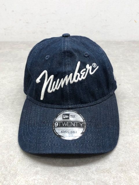 NUMBER NINE(ナンバーナイン) NEW ERA ニューエラ コラボ 9TWENTY デニム キャップ 帽子 【C1574-007】