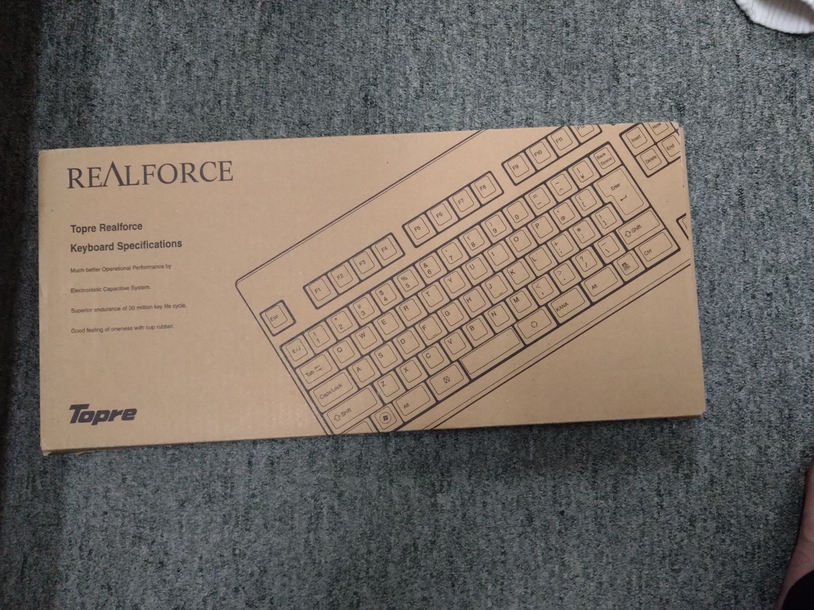 東プレ Realforce108UH USBキーボード 白 SA0100