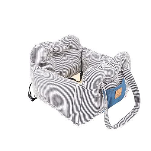 PEANUTS スヌーピー ふかふかドライブベッド お出かけ用 ヒッコリー 犬猫