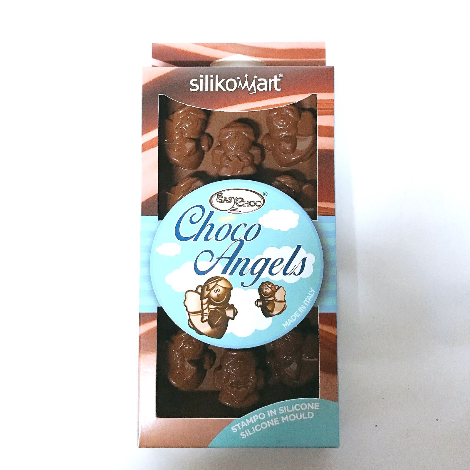 新品未使用！イタリア製シリコンチョコ型 かわいい天使のチョコレート
