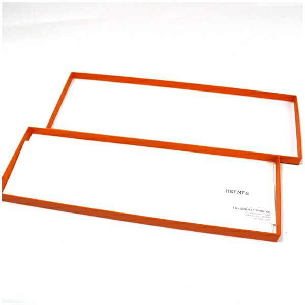 エルメス 空箱 ボックス オレンジ 37.5×13×2.5センチ - メルカリ
