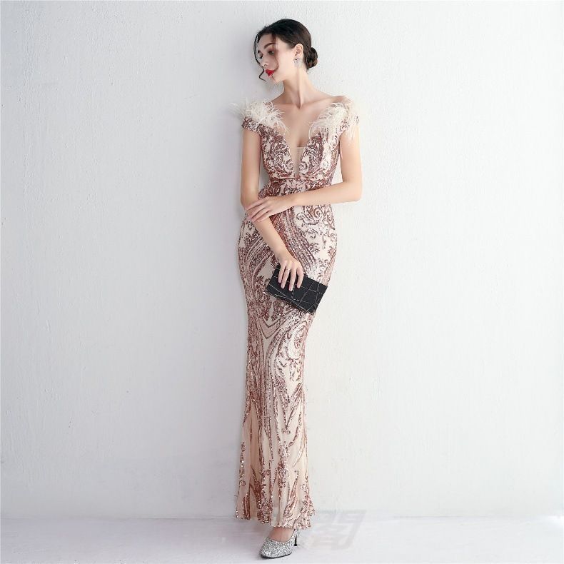 ドレス ゴールド