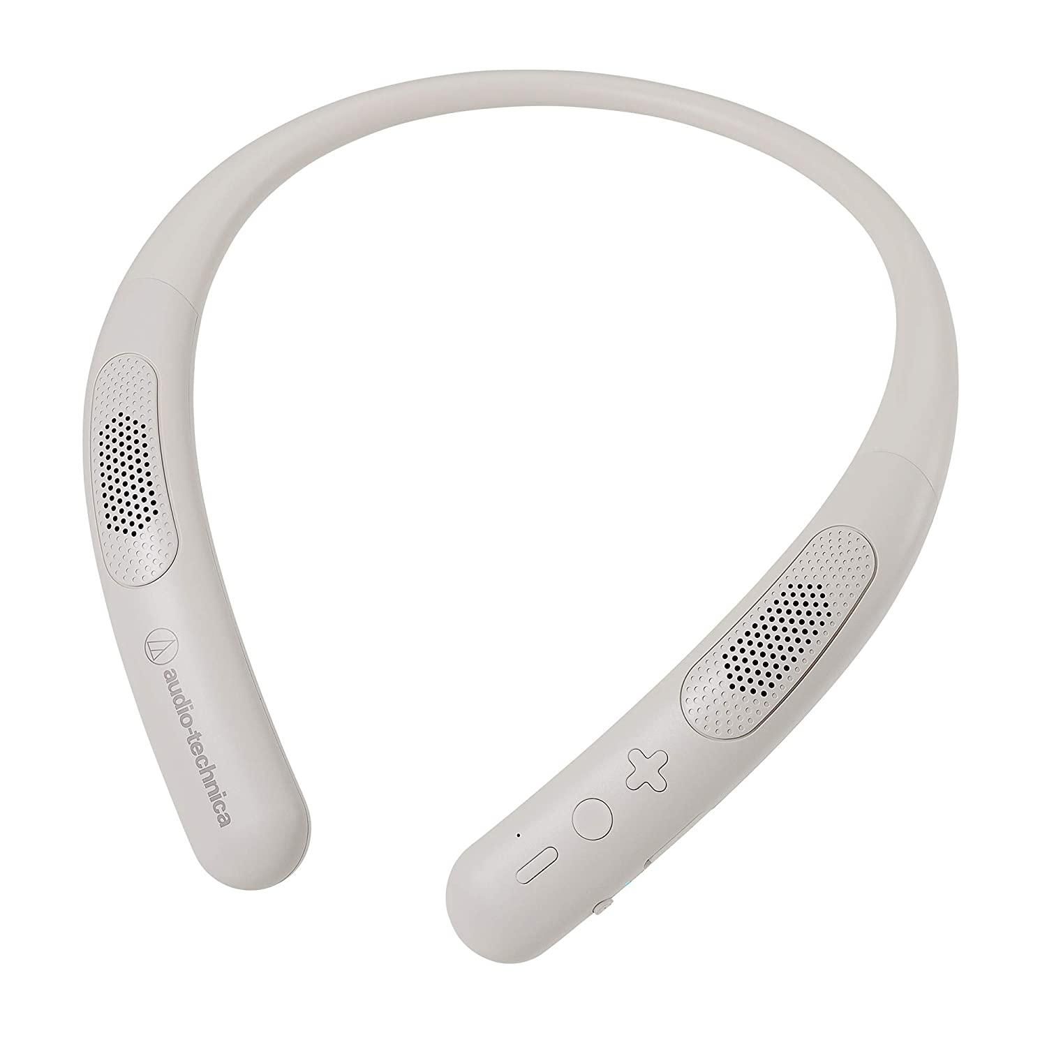 2営業日で発送 オーディオテクニカ audio-technica ワイヤレスネックスピーカー Bluetooth5.0 本体約75g軽量設計 連続再生約13時間 microSDメモリーカー