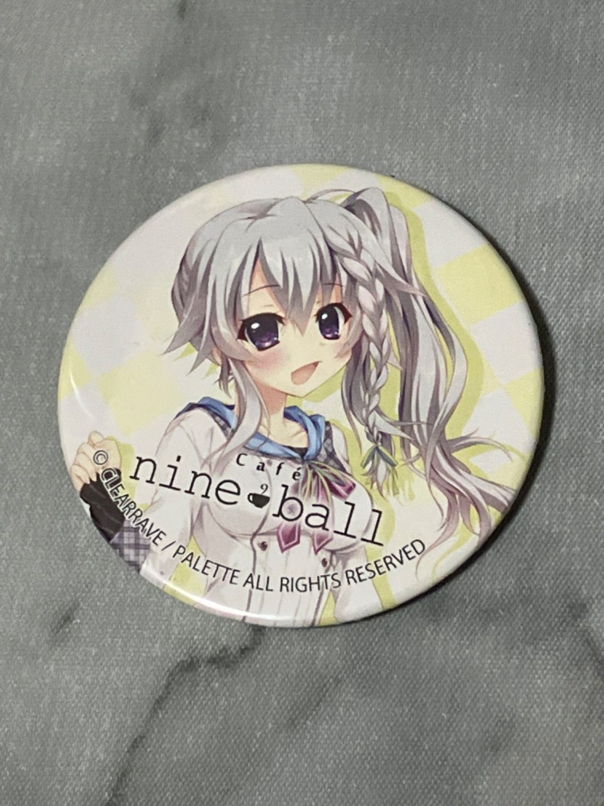 9-nine- 新海天 缶バッジ nineball cafe ナイン ぱれっと カフェ 