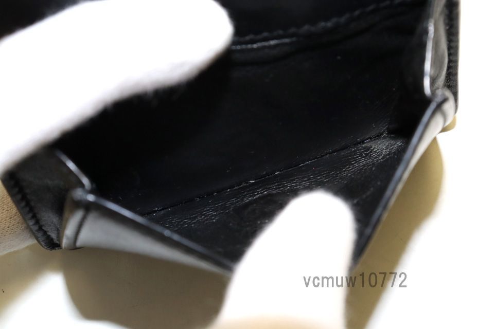 近年モデル希少美中古■SAINT LAURENT PARIS レザー 3つ折り財布 サンローランパリ■0613wa3011-4M