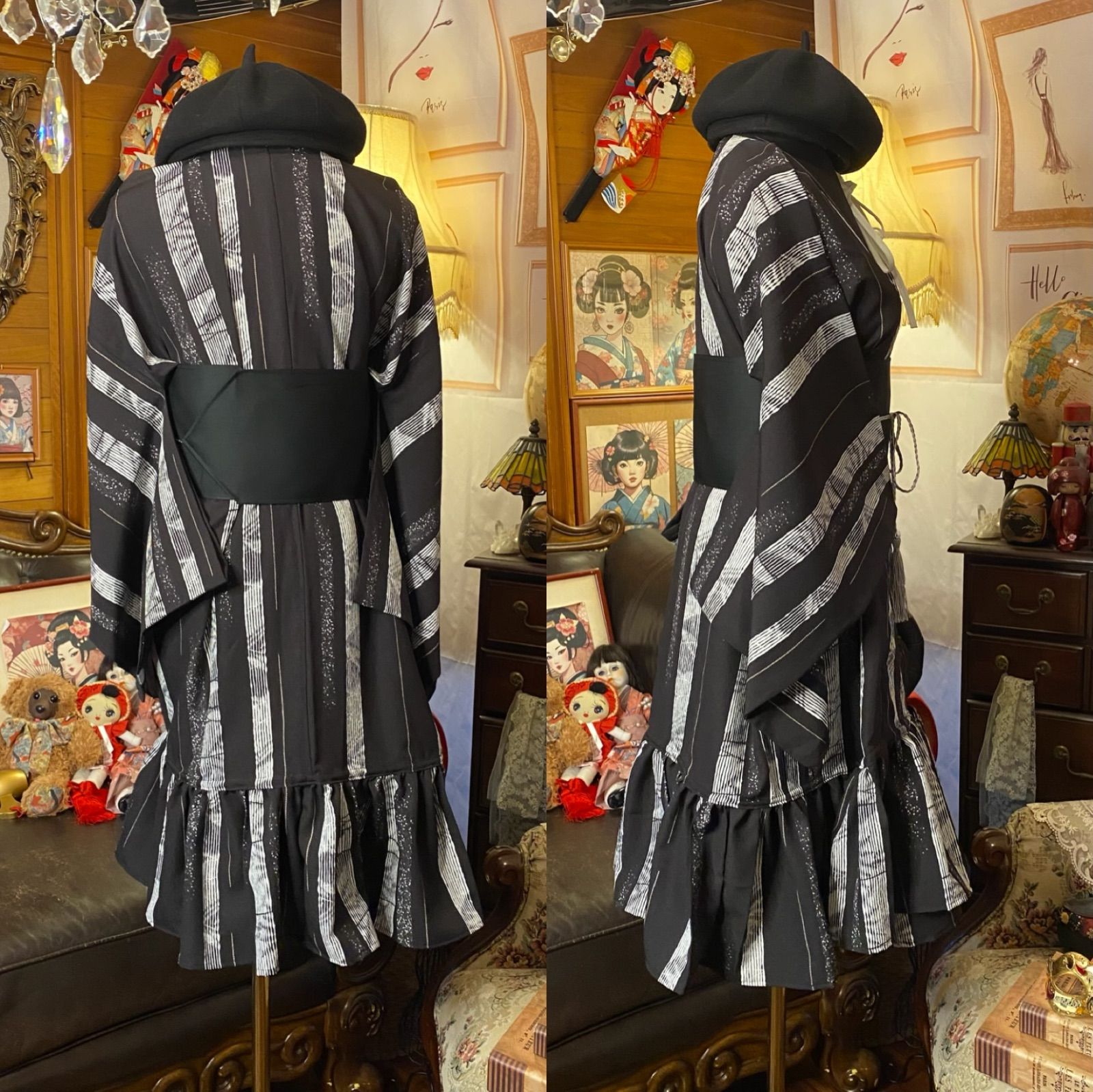 帯サッシュベルト レトロ