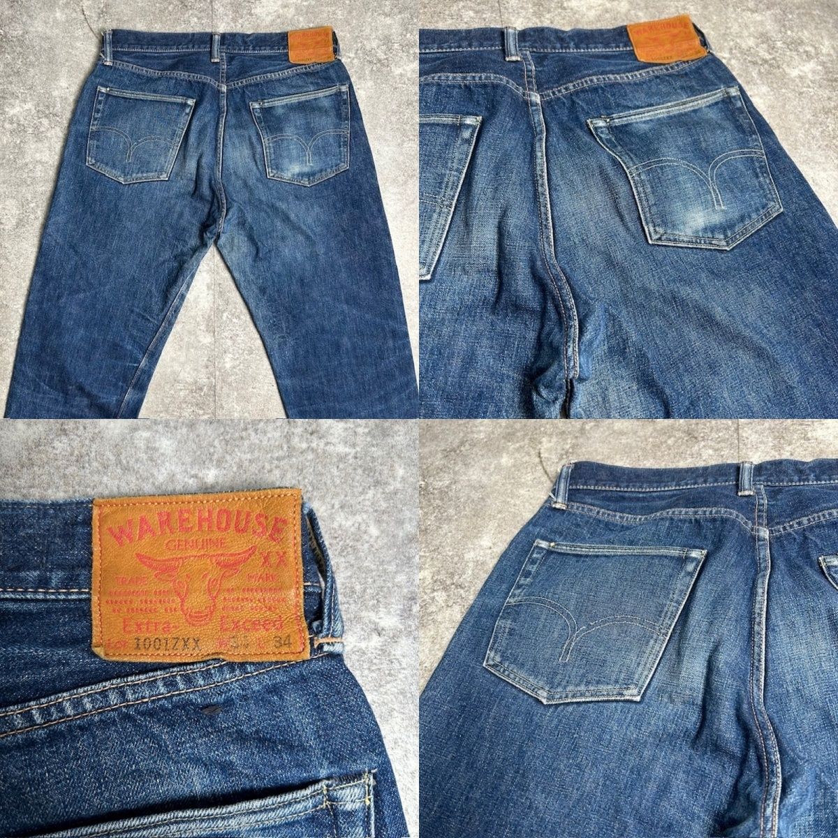 WAREHOUSE&CO. ウエアハウス 15周年記念モデル 15th Lot.1001ZXX W34