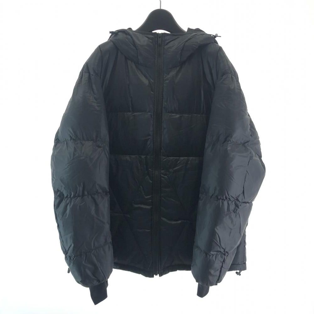 【中古】UNDER COVER × GU パデットキルトジャケット サイズL ブラック アンダーカバー × ジーユー[17]