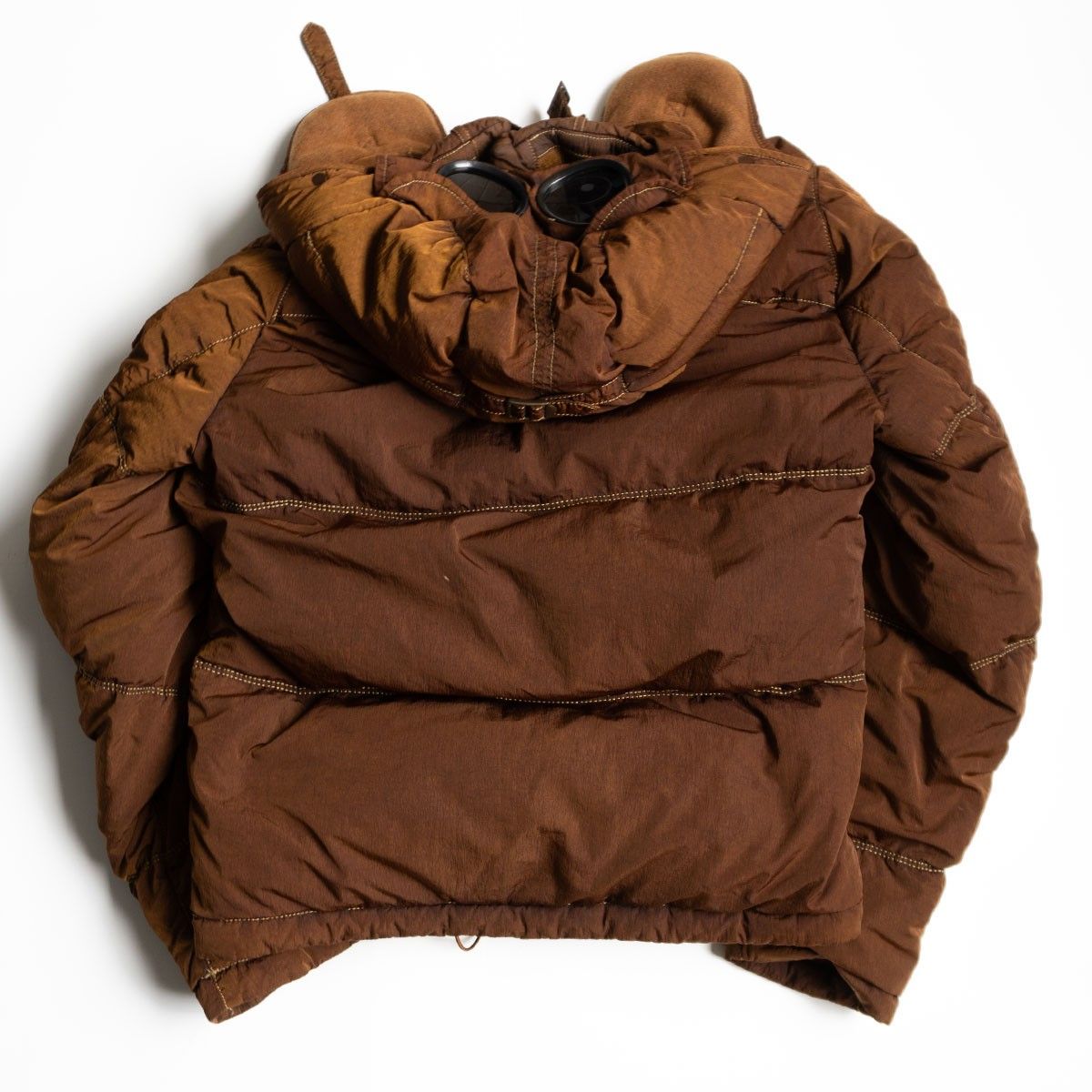美品】C.P. COMPANY【FROST DYED GOGGLE DOWN JACKET】46 ゴーグル 