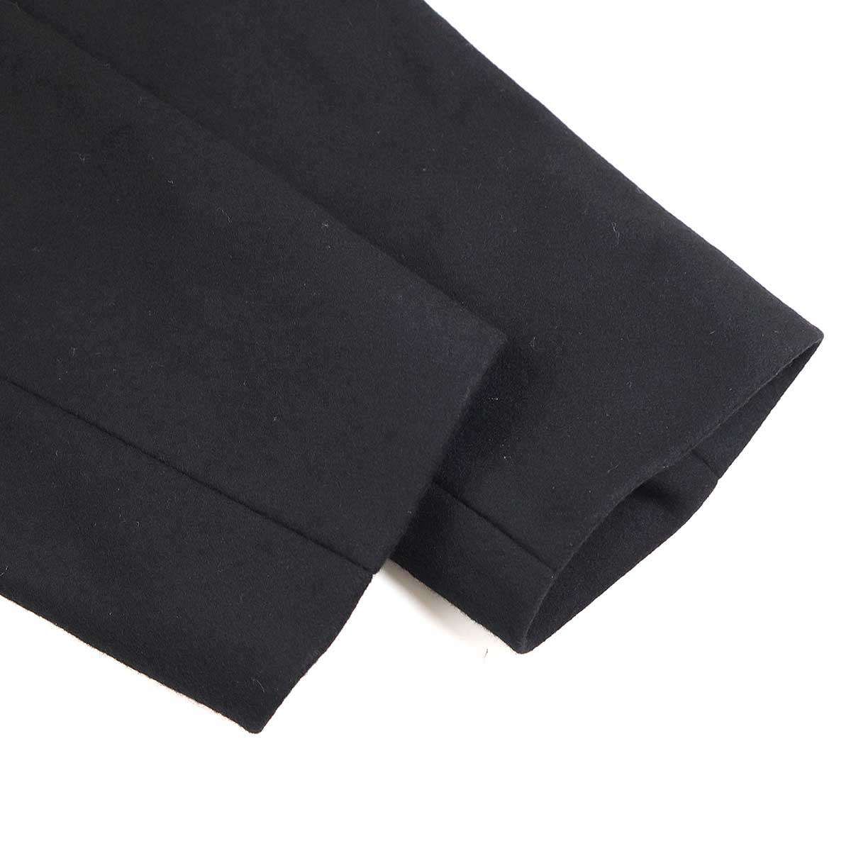 新品未使用 Hevo BRINDISI 44 ブラック HEVO イーヴォ ダブルブレストコート/ベルテッドコート/BRINDISI