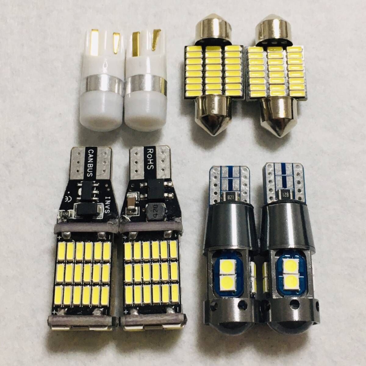 鬼爆8個セット！プロボックス NHP160V バックランプ ポジション球 ナンバー灯 T10 LED ルームランプ トヨタ ホワイト カー用品