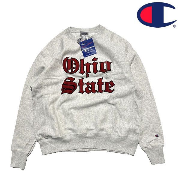 Ohio University CHAMPION REVERSE WEAVE CREW チャンピオン リバースウィーブ オハイオ大学 【9523135381-grey】