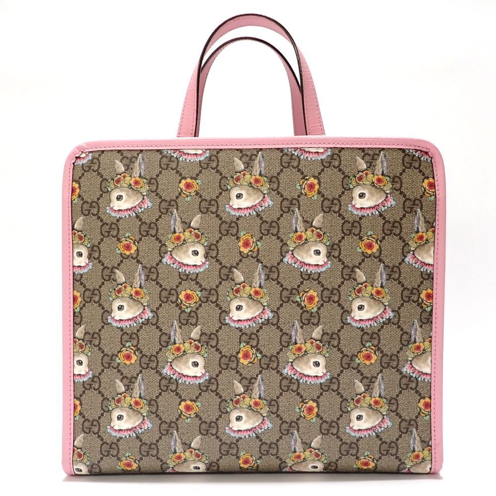 GUCCI】 グッチ ヒグチユウコ チルドレンズ ラビット GGスプリーム 2WAYバッグ 630542 バッグ PVC 中古 美品 イタリー  ITALY 肩掛け 質屋 - メルカリ