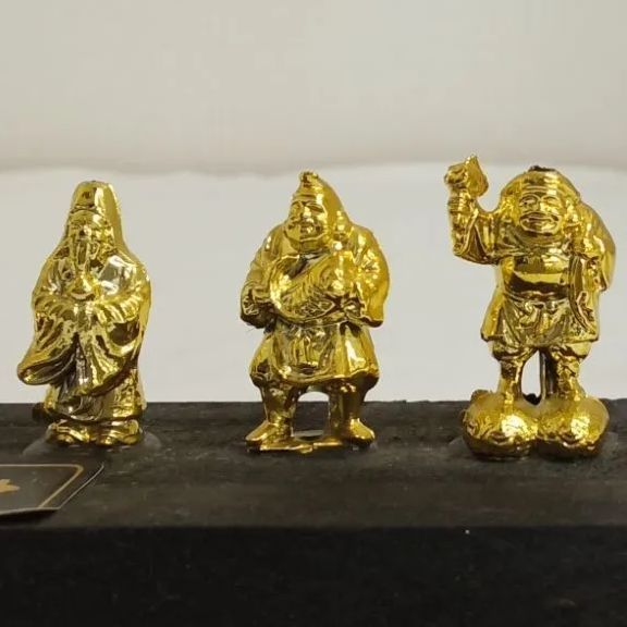 ★縁起物★ 二福神　大黒天　恵比寿天 台座付　2体　開運　福の神　金運 楽天市場】吉祥・屋久杉 二福様 開運インテリア 開運 七福神