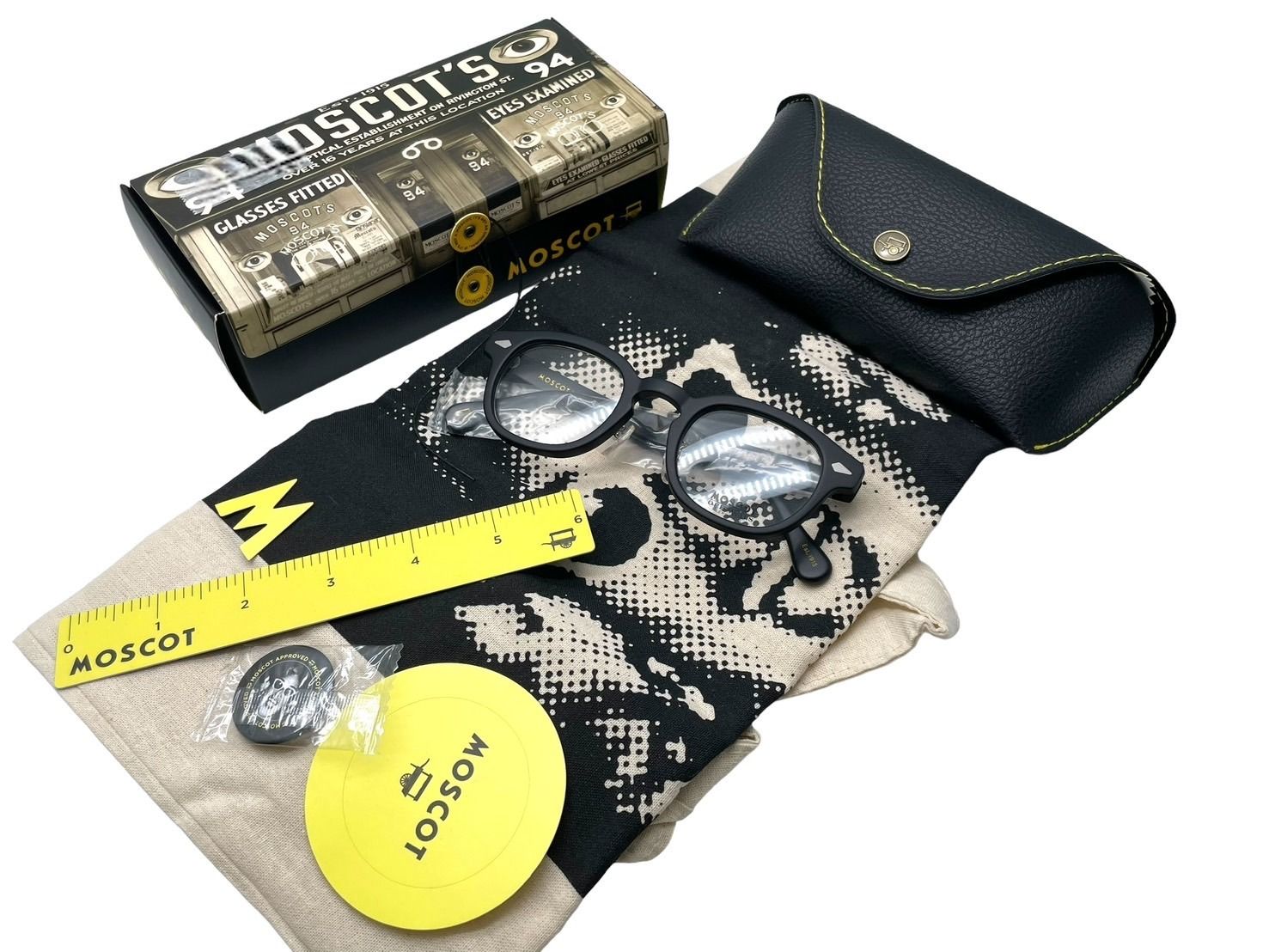 新品同様 MOSCOT モスコット LEMTOSH レムトッシュ メガネ 伊達眼鏡  