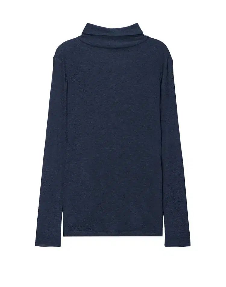  HAZZYS ウール混 長袖Tシャツ ダークブルー 85 90 長袖 Tシャツ カットソー