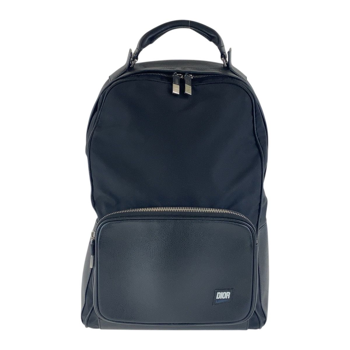 ディオール Dior バックパック リュック ブラック 黒 シルバー