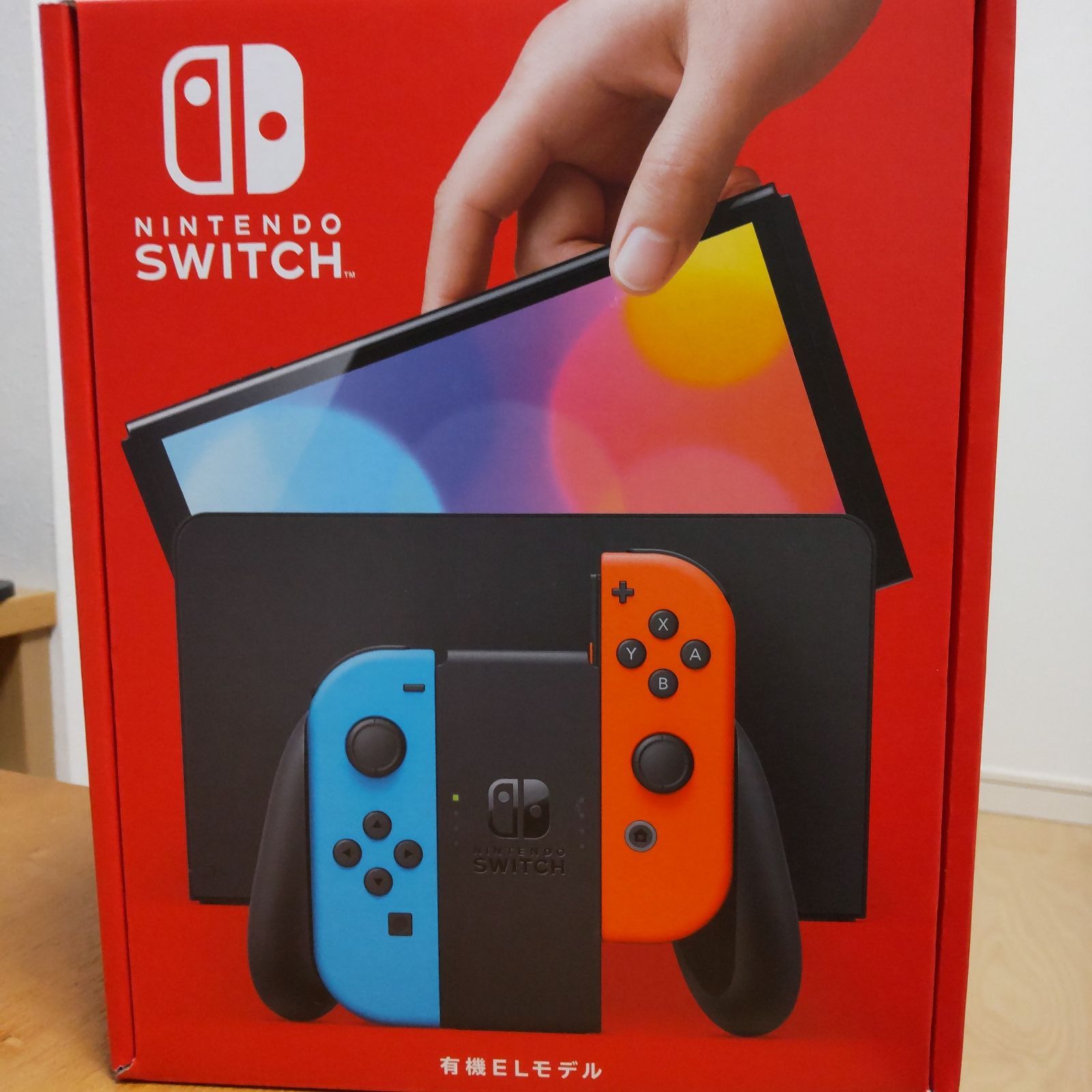 日本に 新品、未使用 Nintendo Switch 新型 有機EL ﾈｵﾝﾌﾞﾙｰ、ﾈｵﾝﾚｯﾄﾞ