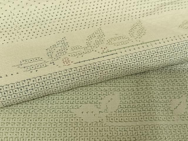 平和屋着物○塩沢紬 90亀甲 横段花文 正絹 逸品 AABB0227zg - メルカリ