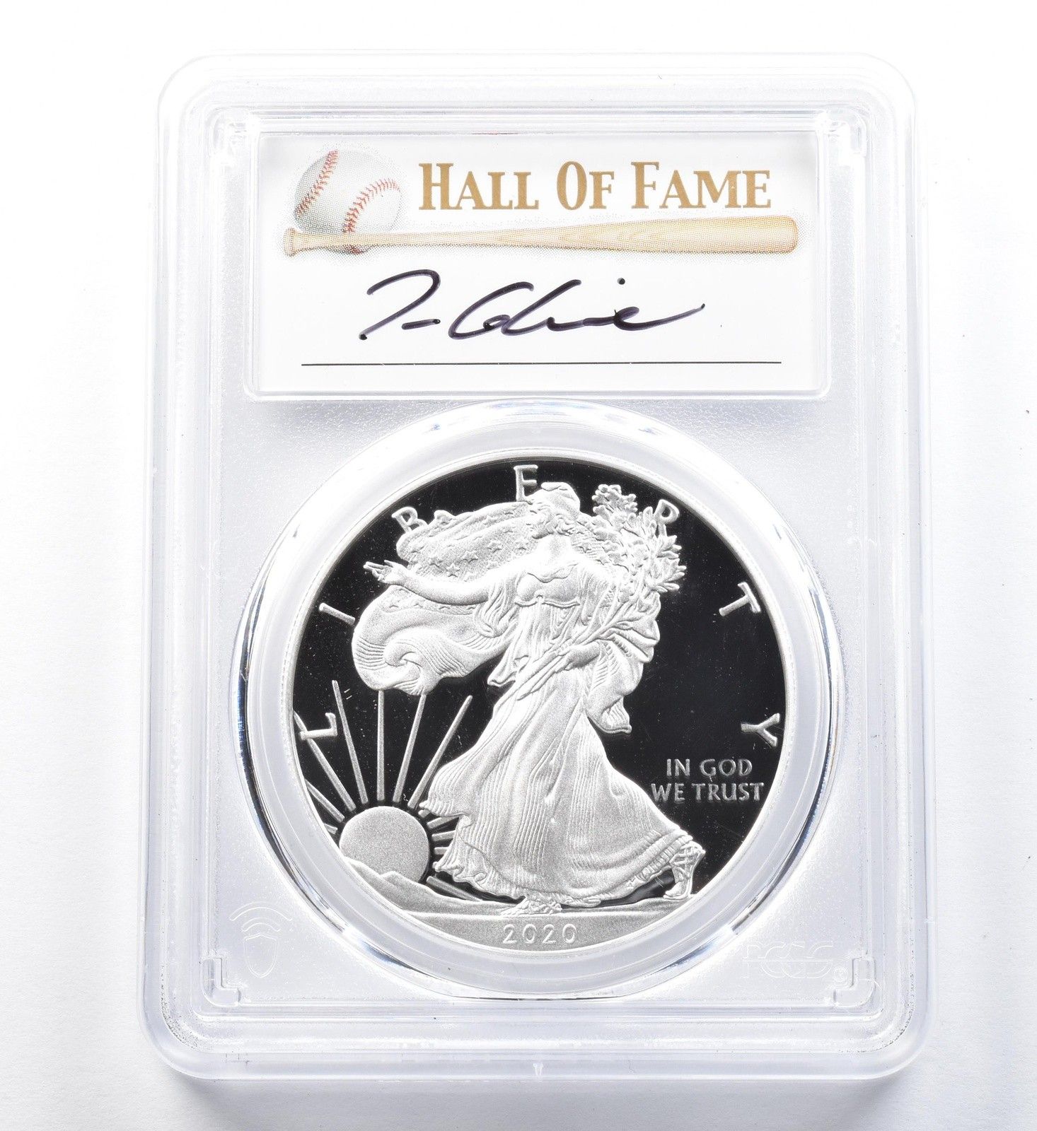 お得！アメリカン シルバー イーグル銀貨2020シルバーPCGS MS70 2020-S アメリカン シルバー イーグル トム・グラビン FDOI PR70
