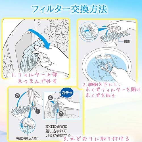 1組（2枚） ISTORA 洗濯機用 糸くずフィルター Panasonic パナソニック