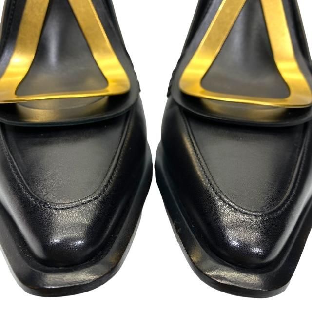 LOEWE ロエベ ドロップモチーフ パンプス ヒール シューズ チャンキー