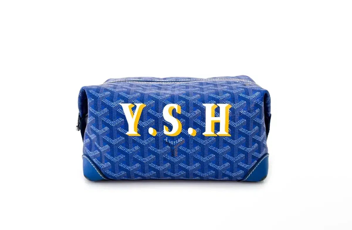GOYARD Goyard ゴヤール ボーイング 25 ポシェット トワレット ボストン ポーチ クラッチバッグ スカイ ブルー