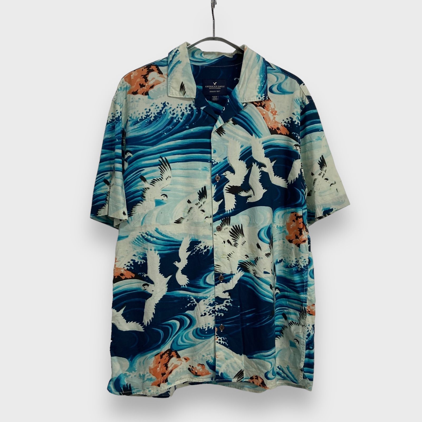 美品 ショット アメリカンイーグル サンダー 総柄 レーヨン アロハシャツ XL 新品タグ付【Schott】ショット アロハシャツ dog 総柄 XL - メルカリ