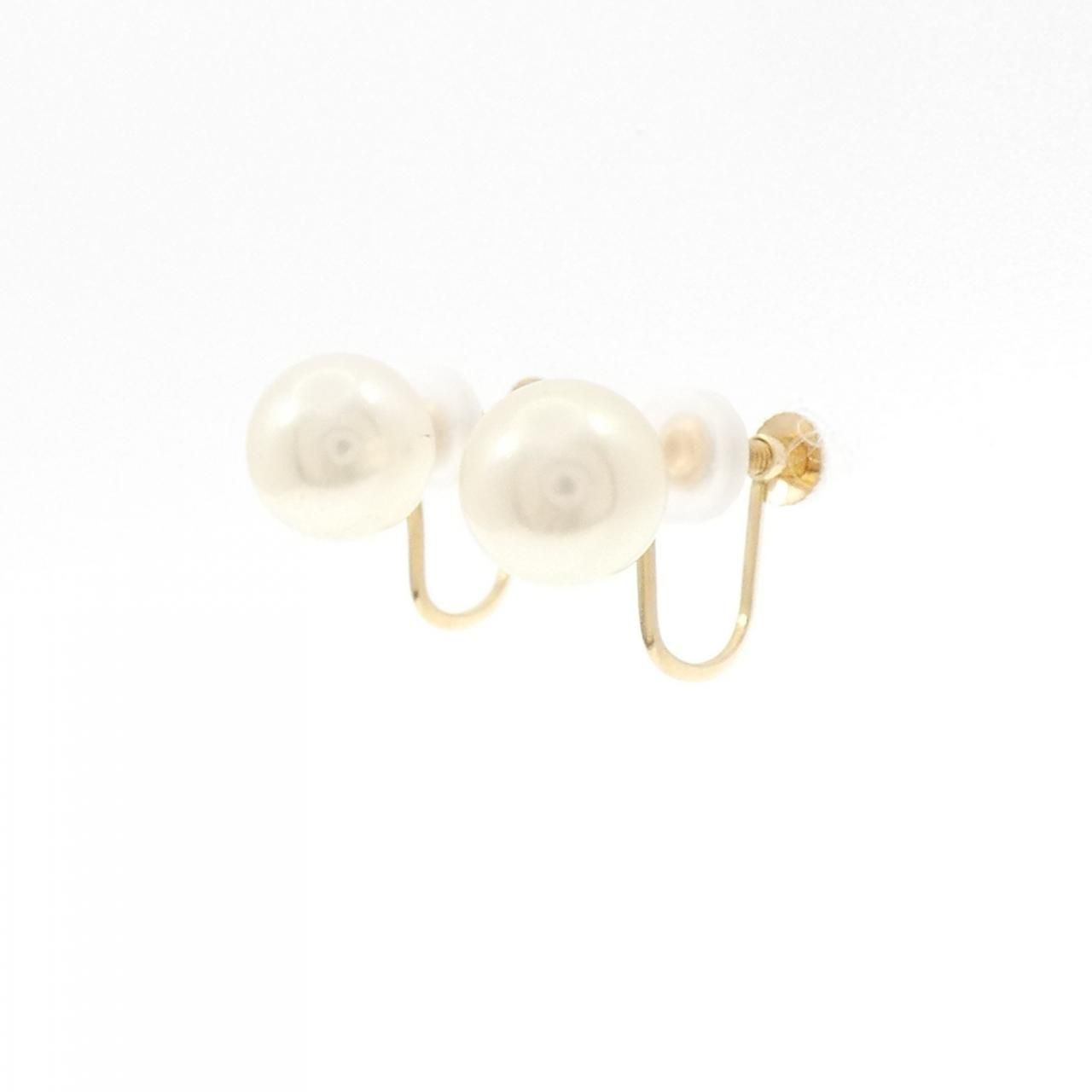 K18YG アコヤパール イヤリング 7.6mm