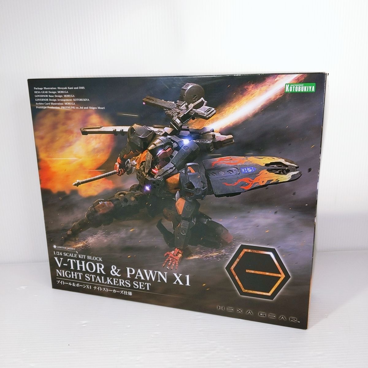 未組立品 コトブキヤショップ ヘキサギア ブイトール＆ポーンX1 ナイトストーカーズ仕様1|24スケール○YR-53414○