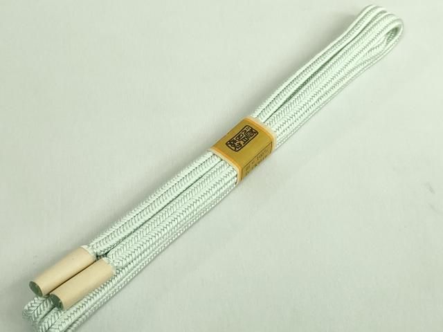 平和屋本店□極上 有職組紐道明 帯締め 冠組 裏葉柳色 宮内庁御用 国立  