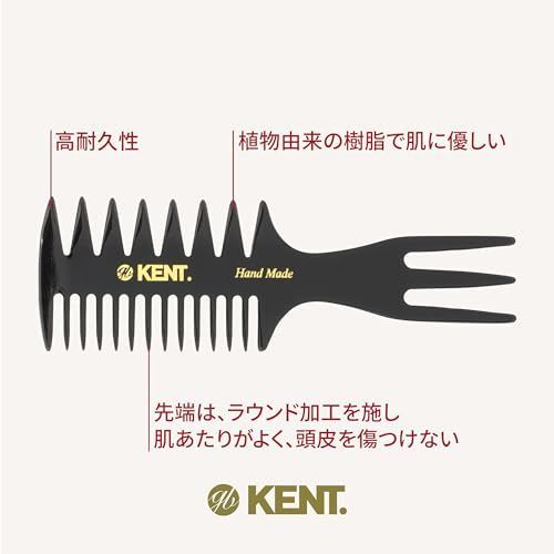 G.B.KENT ハンドメイド フィッシュテールヘアコーム メッシュコーム 英国