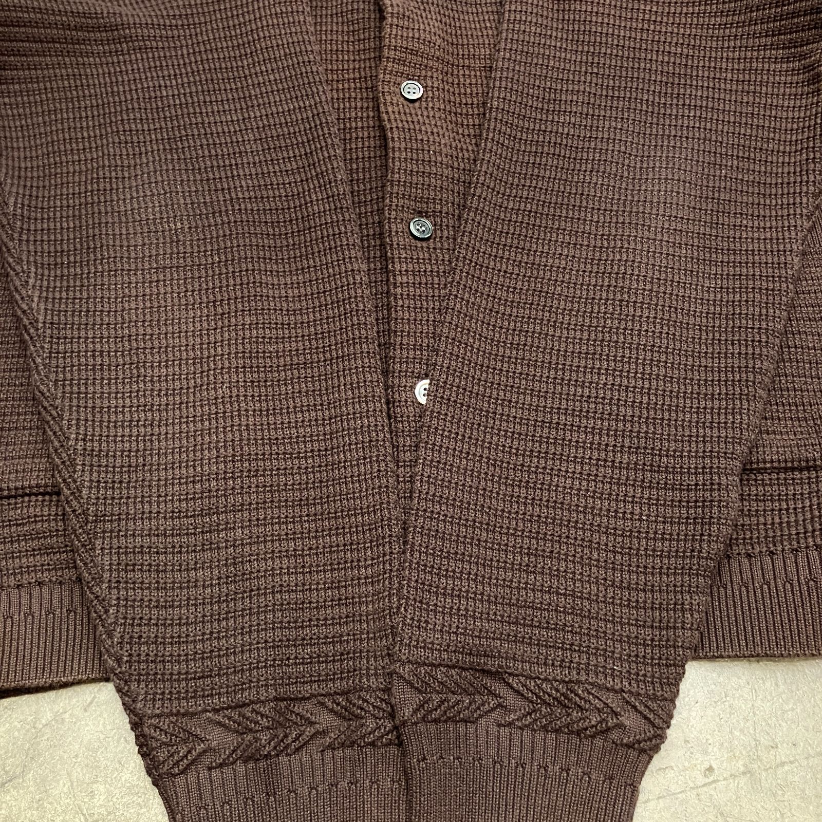 【YASHIKI】カーディガン(厚手) ブラック　YSK-19AW-KN01 YASHIKI】カーディガン(厚手) ブラック YSK-19AW-KN01
