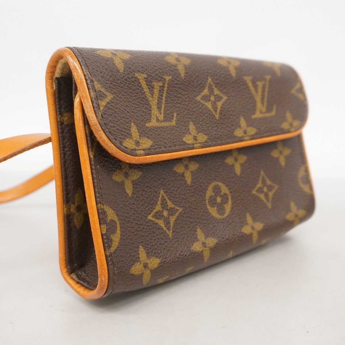 5mb1121-h ルイヴィトン ウエストバッグ モノグラム ポシェットフロランティーヌ M51855 ブラウン レディース
