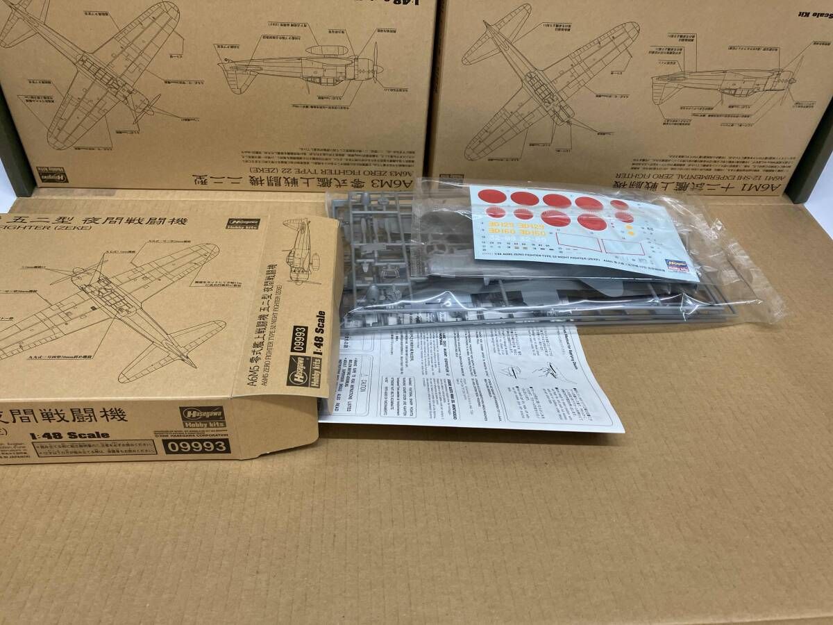 プラモデル ハセガワ 1/48 零戦 全型式 フルコンプリートセット