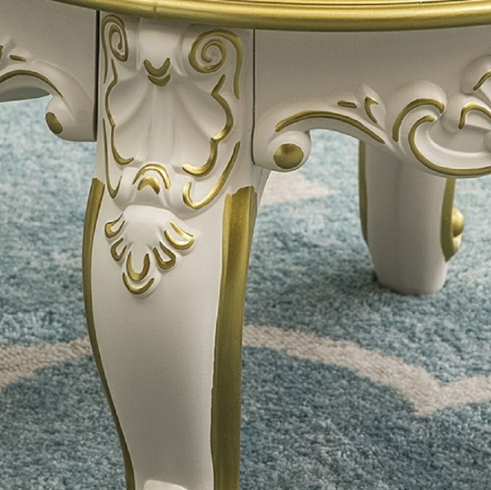 製造待ち 花柄 猫脚スツール バラ柄 バラ ラウンド スツール MARWIL-DEMENAGEMENTS_CH