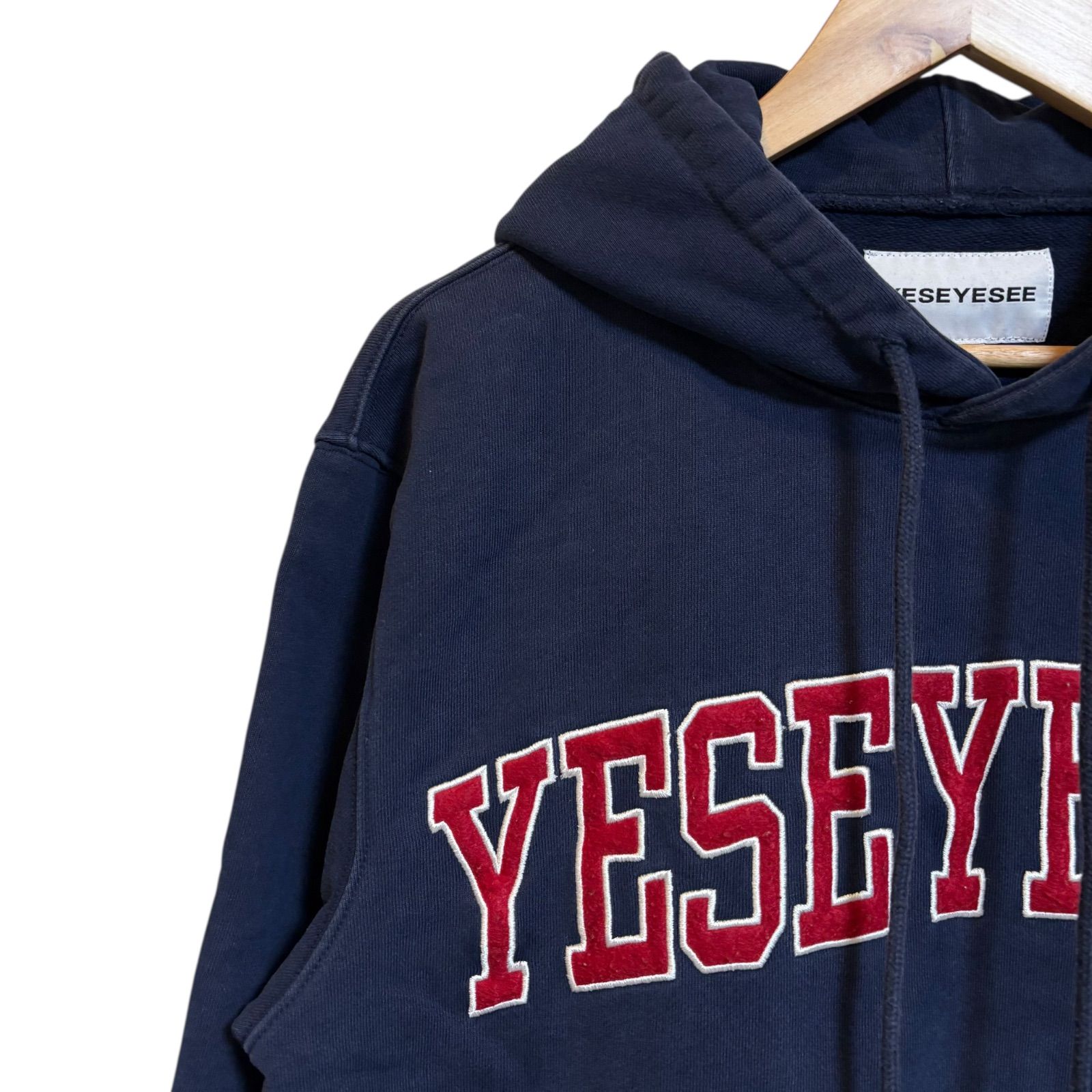 古着 YESEYESEE イエスアイシー パーカー フーディー スウェット 刺繍 