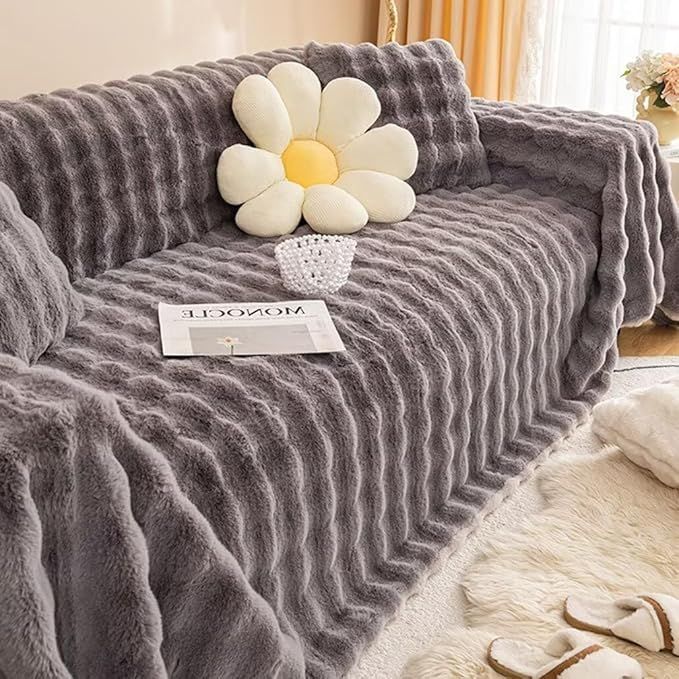 TWEEDMILL マルチカラーブランケット fog linen work ソファ