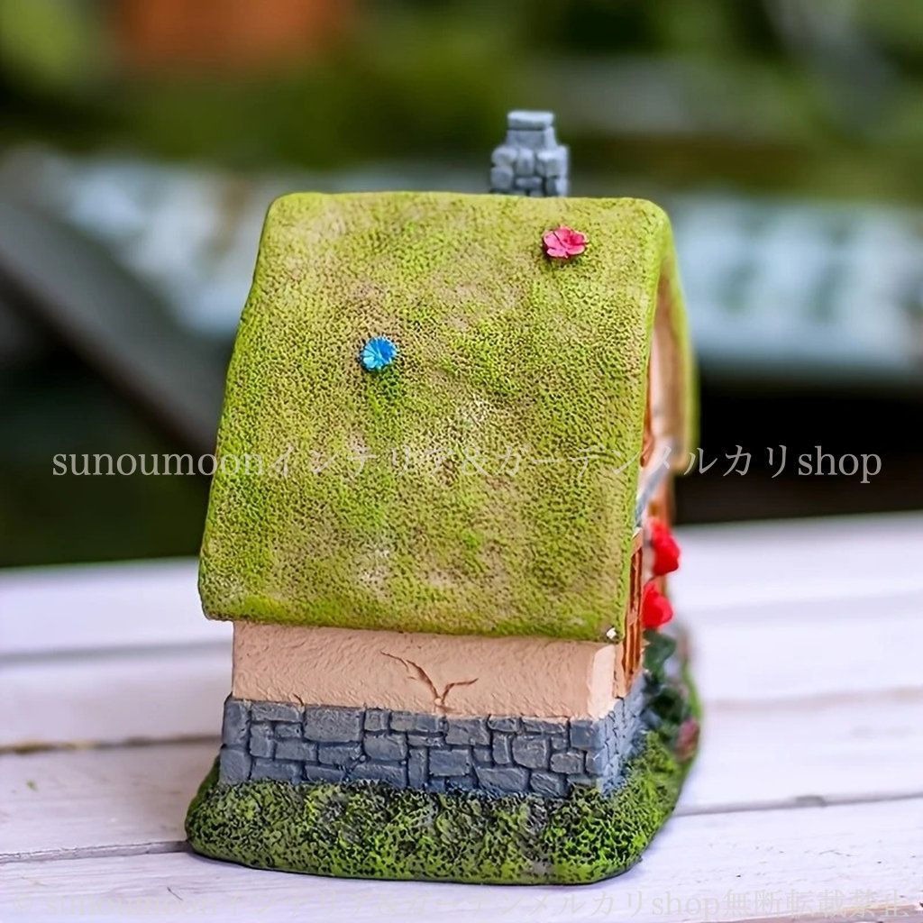 ガーデンインテリア お洒落 おしゃれ 4-7 インテリア 庭の装飾 ガーデニング 庭 雑貨 ハウス ソーラー 樹脂 カントリー ガーデン ガーデンライト 照明 ガーデン雑貨 ミニチュアの家 かわいい STEELWINDOWSANDDOORS_COM