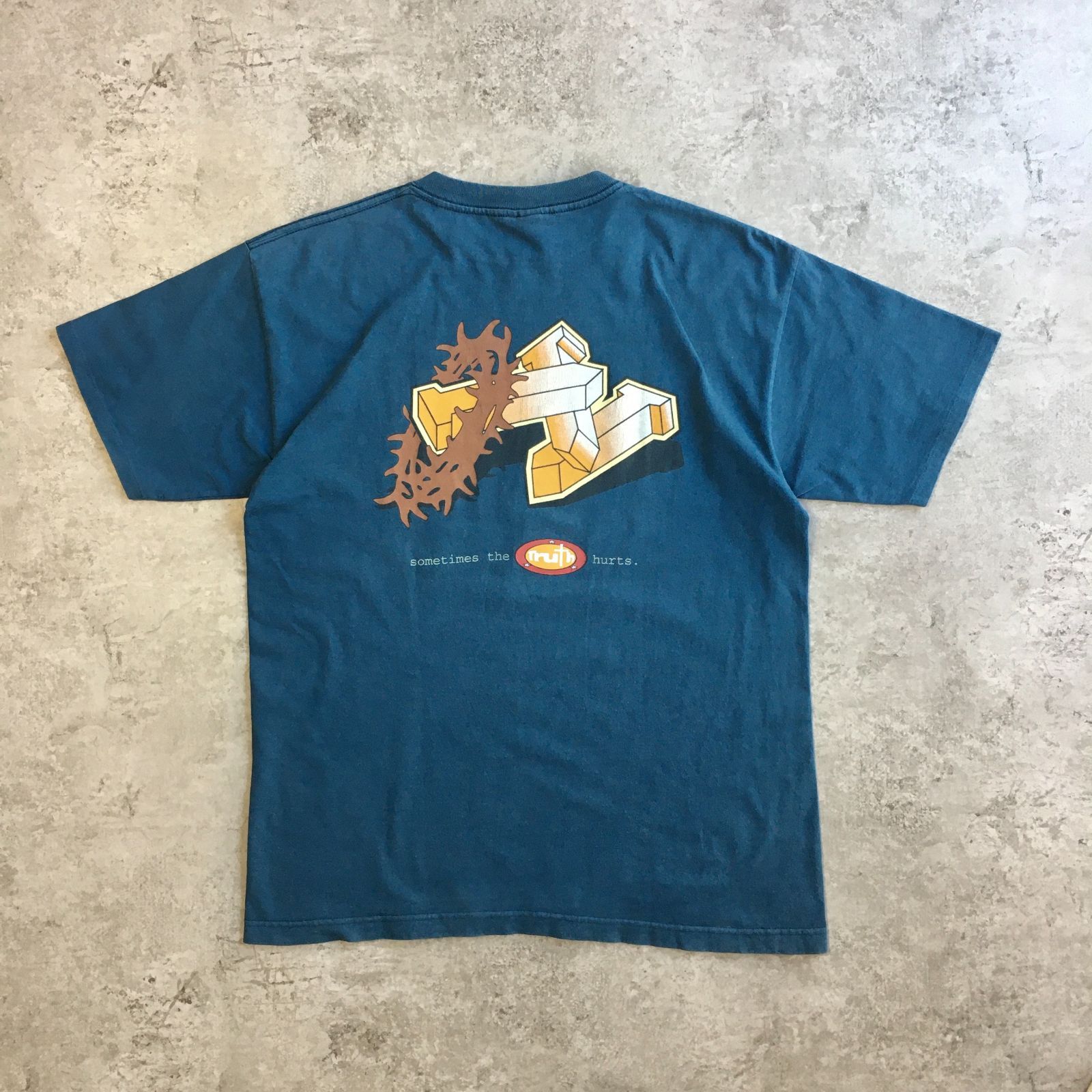 90s USA製 TRUTH soul arumor Back Printed T-shirt トゥルース