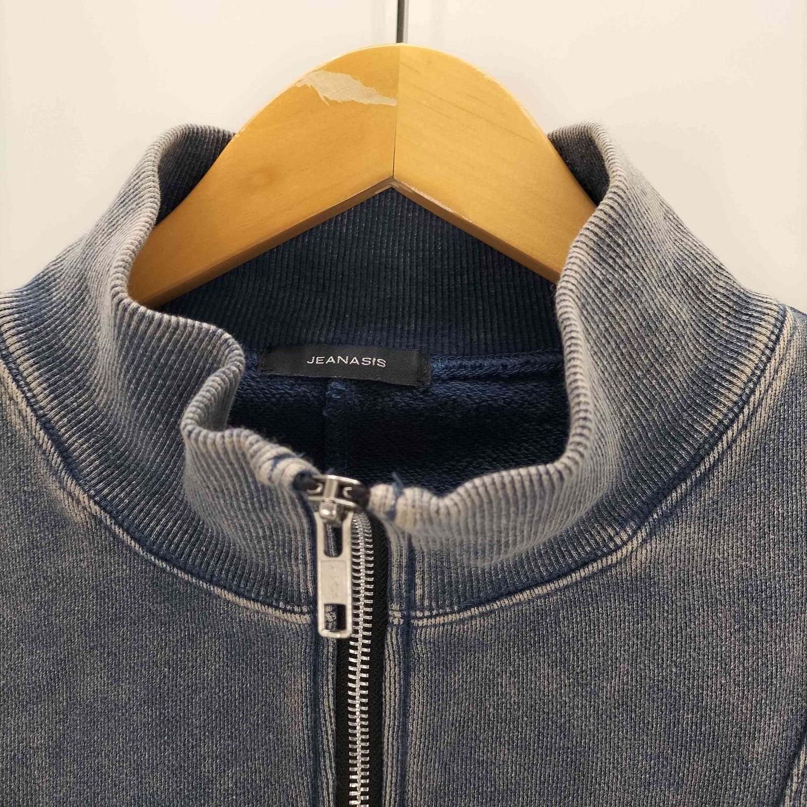 未使用 JEANASIS ハーフZIPショートプルオーバー JEANASIS（ジーナシス）の「ブリーチハーフZIPショートプル