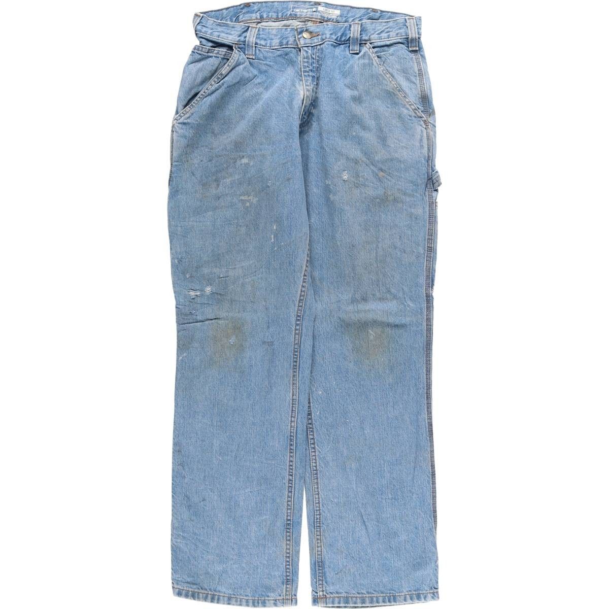 古着 カーハート Carhartt Loose Fit デニムペインターパンツ メンズw33相当|eaa547627