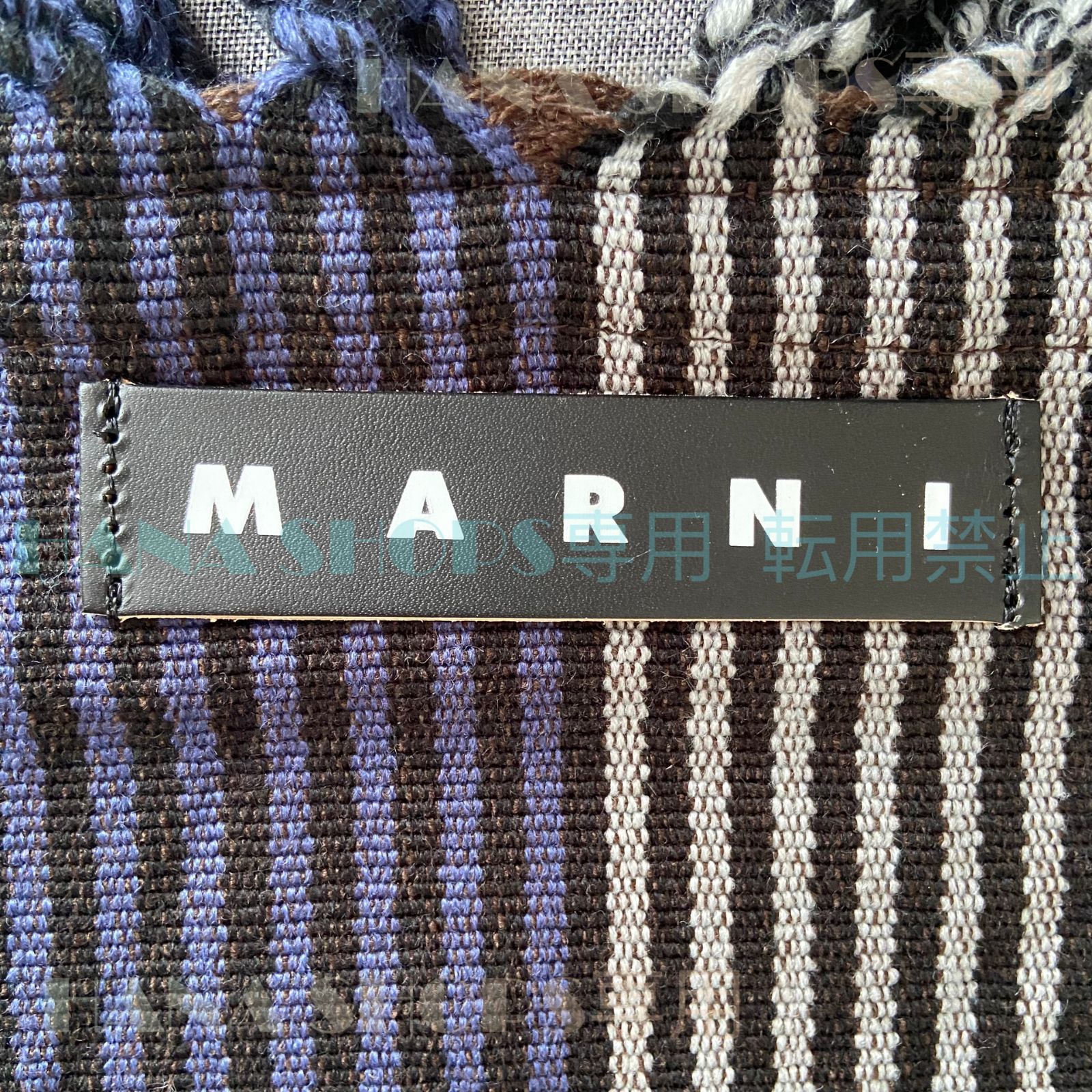 人気 美品 MARNI MARKET マルニマーケット GOES AROUND ファッション レディース バッグ ハンドバッグ ブルー