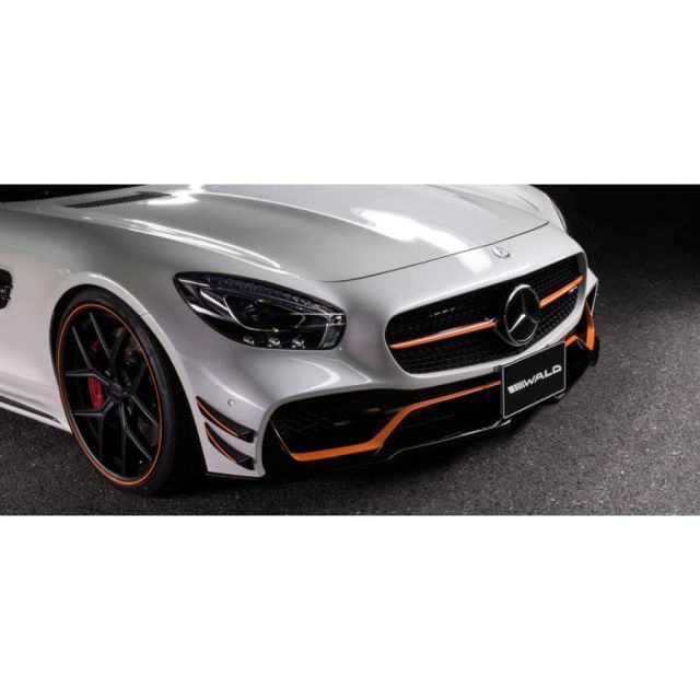 C190 Mercedes-AMG GT（2015y-）WALD トランクスポイラー（FRPver）／／正規品 ヴァルド バルド SPORTS LINE Black Bison Edition MERCEDES BENZ C190 WALD AMG GT BLACK BISON 2015 \u2013 PRESENTWALD USA