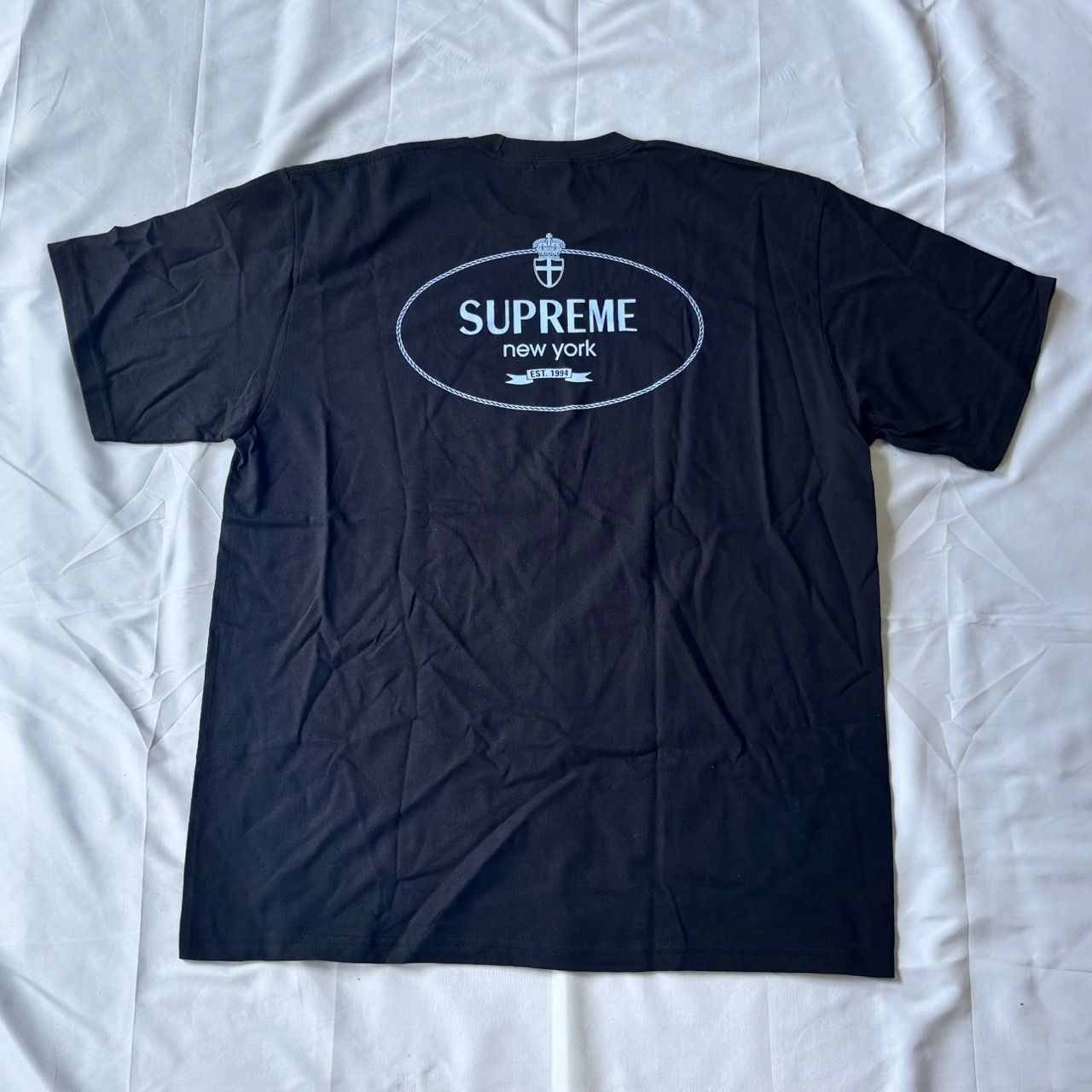 24aw Supreme Crest Tee Black XLサイズ シュプリーム クレスト T 