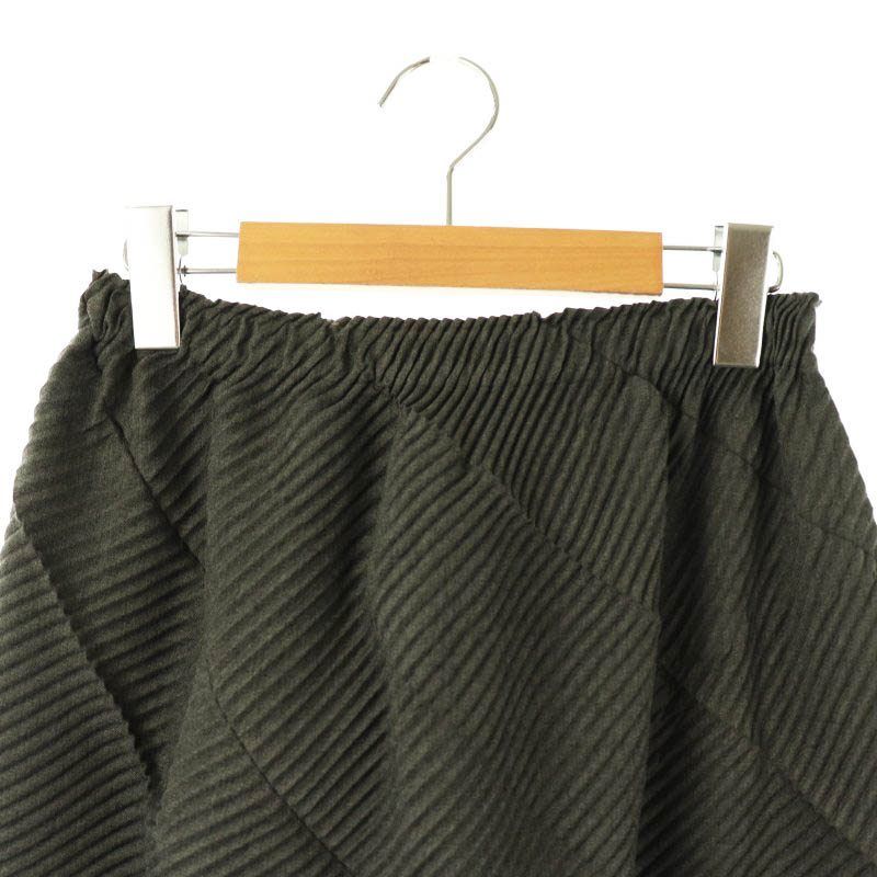 イッセイミヤケ ISSEY MIYAKE プリーツスカート ロング フレア 2