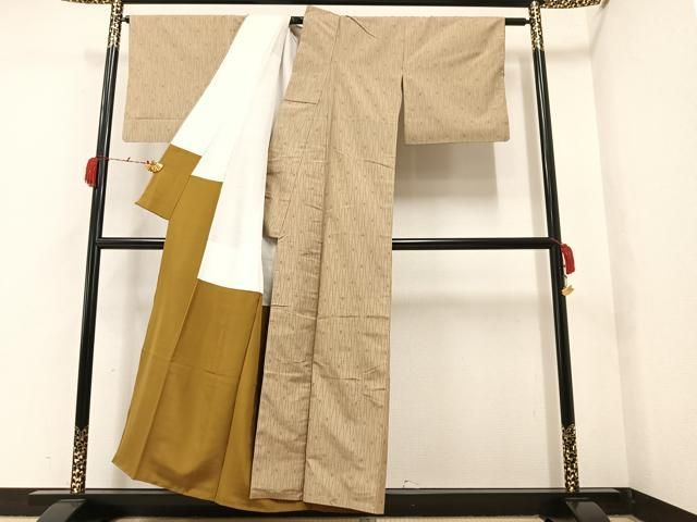 平和屋着物□上質な紬 舞花文 正絹 逸品 AAAX9042ph - メルカリ 